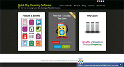 Desktop Screenshot of drycleaningcloud.com